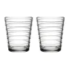 Verre à eau Aino Aalto 22 cl lot de 2, transparent