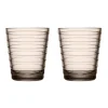 Verre à eau Aino Aalto 22 cl lot de 2, Lin