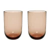 Verre à long drink Like 38,5 cl, lot de 2, Clay