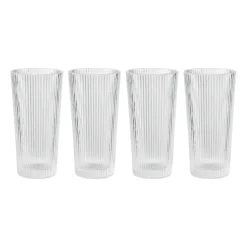 Verre à long drink Pilastro 30 cl, lot de 4, Clear