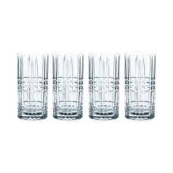 Verre à long drink Square lot de 4, 44 cl