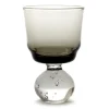 Verre à pied Eternal snow S Ø6,3 cm, Gris fumé