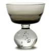 Verre à pied Eternal snow M Ø9,2 cm, Gris fumé