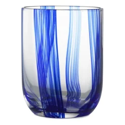 Verre à rayures 39 cl, Rayures bleues