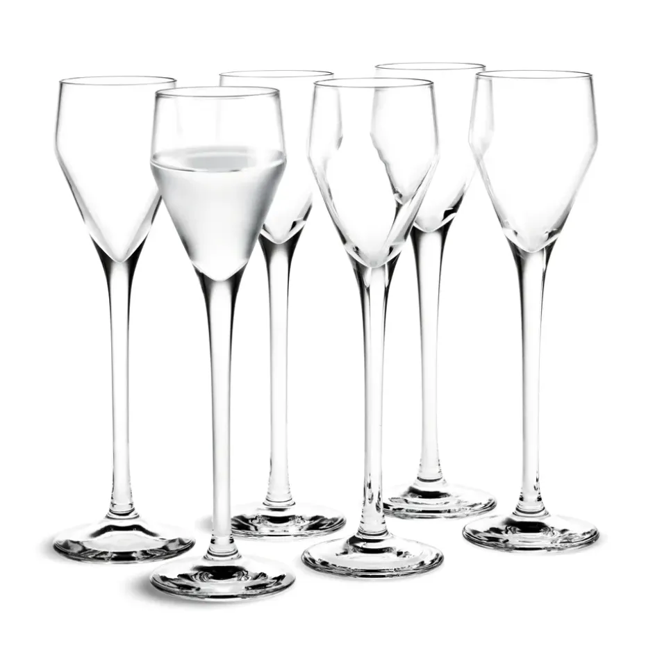 Verre à schnaps Perfection 5,5 cl, lot de 6, Transparent