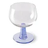 Verre à vin bas Swirl, Blue