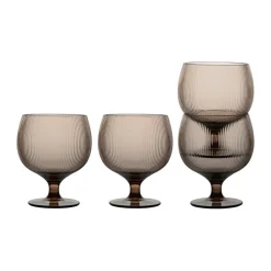 Verre à vin Billi 35 cl lot de 4, Marron