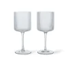 Verre à vin blanc Ripple 26 cl Lot de 2, Clear