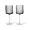 Verre à vin blanc Ripple 26 cl Lot de 2, Smoked grey