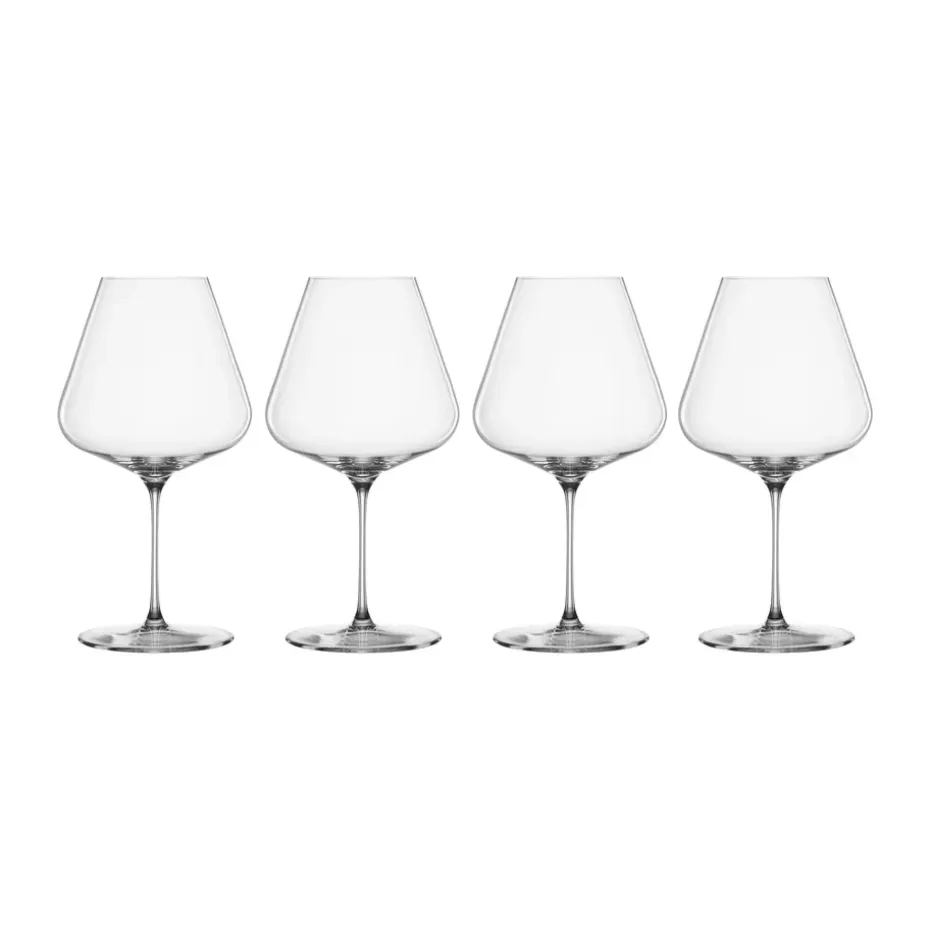 Verre à vin de Bourgogne Definition 96 cl Lot de 4, Clair