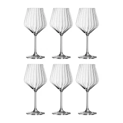 Verre à vin de Bourgogne LifeStyle 64 cl Lot de 4, Clair