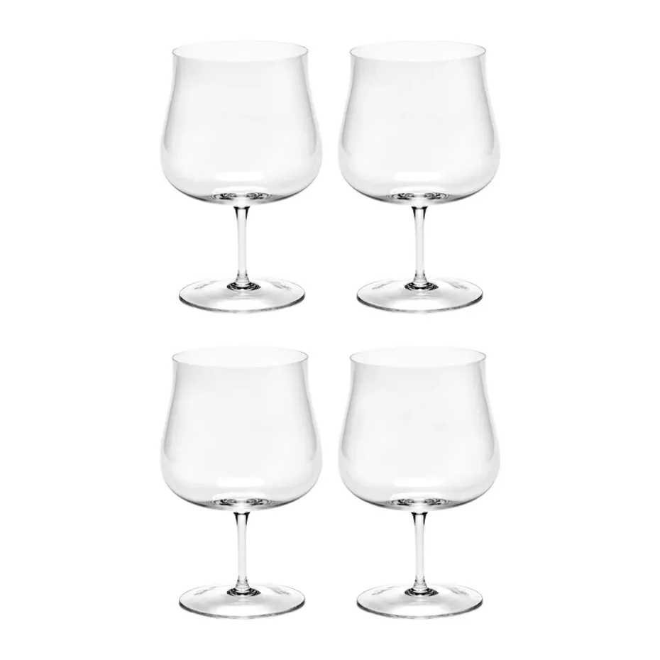 Verre à vin de Bourgogne Silhouette 73 cl lot de 4, Clair