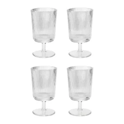 Verre à vin Pilastro 18 cl Lot de 4, Clear