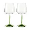 Verre à vin rouge Hammershøi 49 cl Lot de 2, Transparent-vert