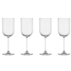 Verre à vin rouge Pristine 41 cl Lot de 4, Clair