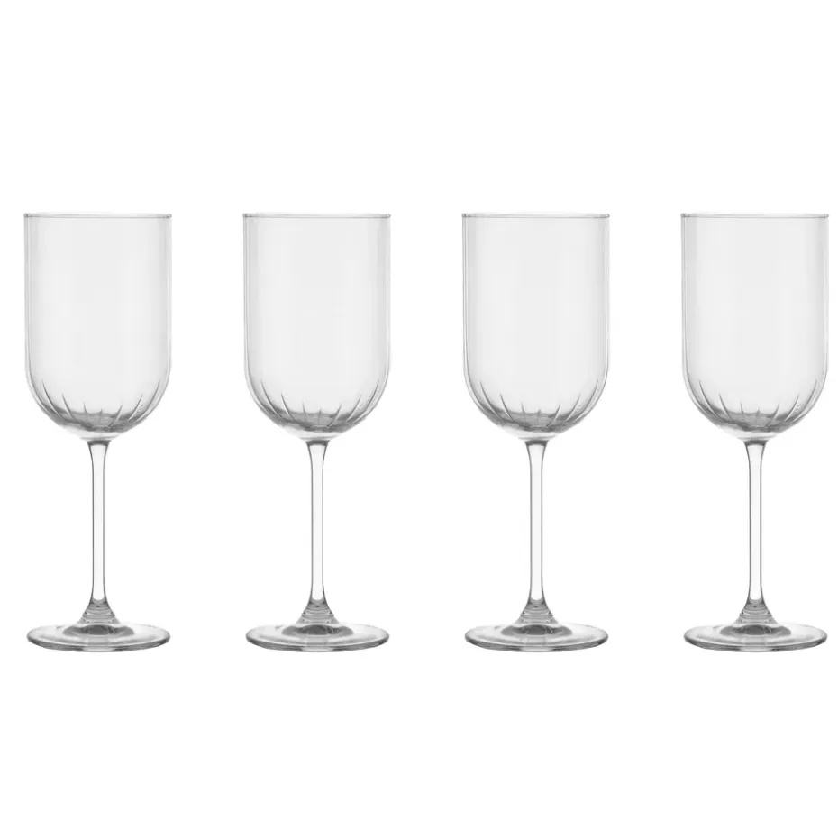 Verre à vin rouge Pristine 41 cl Lot de 4, Clair