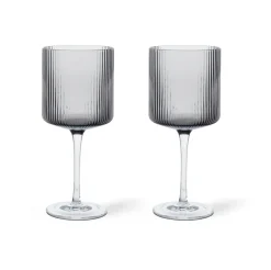 Verre à vin rouge Ripple 32,5 cl Lot de 2, Smoked grey