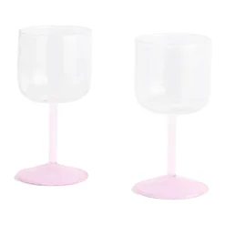 Verre à vin Tint 25 cl Lot de 2, Clear-jade light pink-light pink