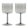 Verre à vin Tint 25 cl Lot de 2, Gris
