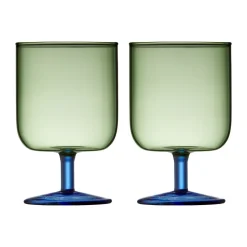 Verre à vin Torino 30 cl lot de 2, Green-blue