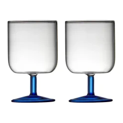 Verre à vin Torino 30 cl lot de 2, Clear-blue