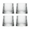 Verre à whiskey Blossom 16 cl, lot de 4, Transparent