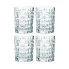Verre à whiskey Bossa Nova 33cl Lot de 4, Transparent