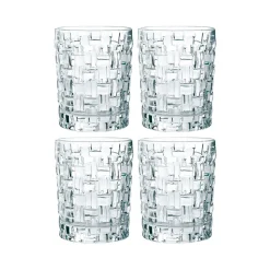 Verre à whiskey Bossa Nova 33cl Lot de 4, Transparent