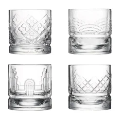 Verre à whisky Dandy 4 pièces, Transparent