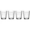 Verre Aino Aalto Lot de 4 22cl, Transparent