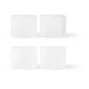 Verre bas Ripple Lot de 4, Frosted