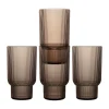 Verre Billi 43 cl lot de 4, Marron