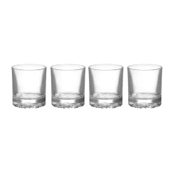 Verre Carat double old fashioned 28 cl lot de 4, Transparent