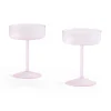 Verre coupe Tint 20 cl lot de 2, Rose