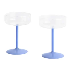 Verre coupe Tint 20 cl lot de 2, Clear-jade light blue