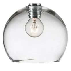 Verre de remplacement pour lampe à suspension Rowan 15,5 cm, Transparent