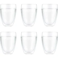 Verre en plastique à double paroi Pavina Outdoor Lot de 6, 35 cl