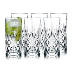 Verre highball Melodia 36 cl, lot de 6, Cristal