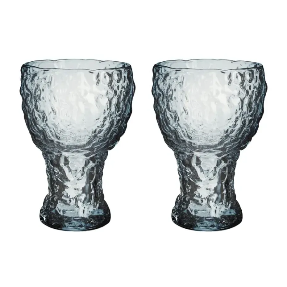 Verre highball Moss circulaire 42 cl lot de 2, Bleu
