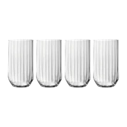 Verre long drink Linear 44,5 cl Lot de 4, Clair