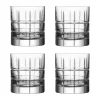 Verre old fashioned Street 27 cl, lot de 4, Transparent
