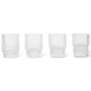 Verre Ripple small 6cl Lot de 4, Transparent