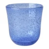 Verre tumbler Rice Bubble Design acrylique 41 cl, Blue