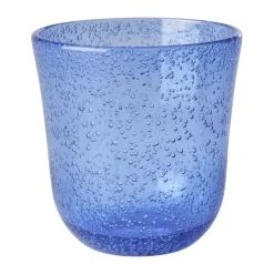 Verre tumbler Rice Bubble Design acrylique 41 cl, Blue
