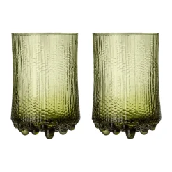 Verres à bière Ultima Thule sable finlandais 38 cl, 2 pièces, Vert