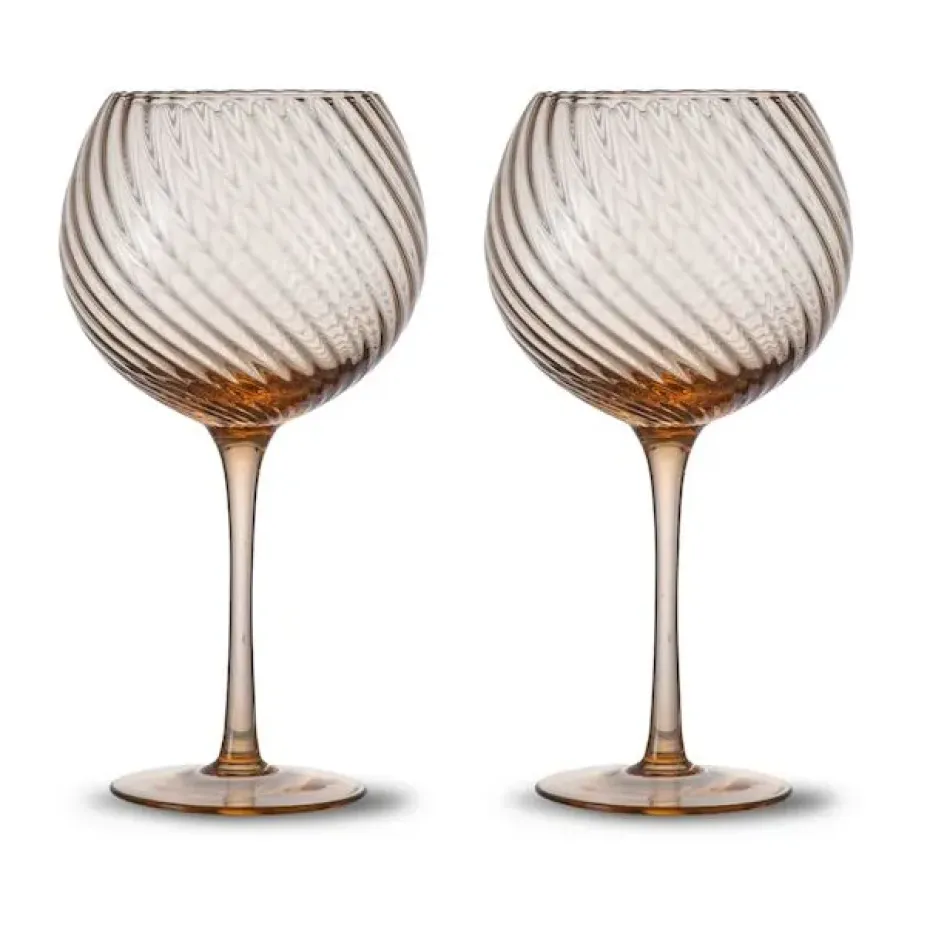 Verres à vin Opacity 47 cl lot de 2, Pêche