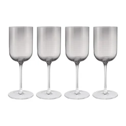 Verres à vin rouge Fuumi 40 cl, lot de 4, Smoke - clair
