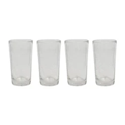 Verres highball Kuki, lot de 4, Transparent