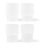 Verres Ripple lot de 4, Frosted