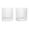 Verres Ripple tumbler 25 cl, 2 pièces, Clear